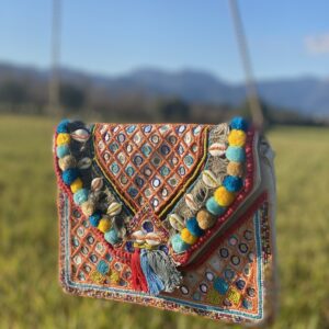 Bolso Bali de Colores con Espejos y Conchas