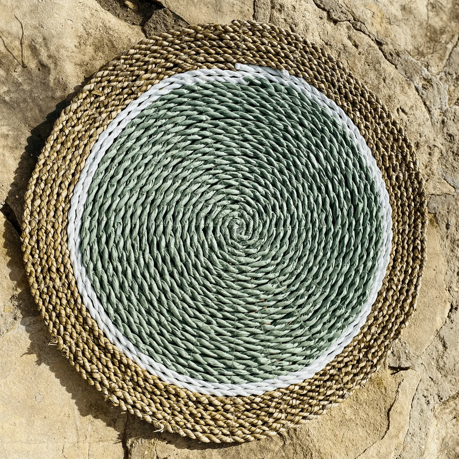 Aqua Raffia Placemat - Image 2