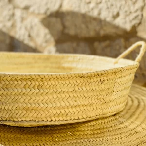 Palm mesh tray with handle 45 cm