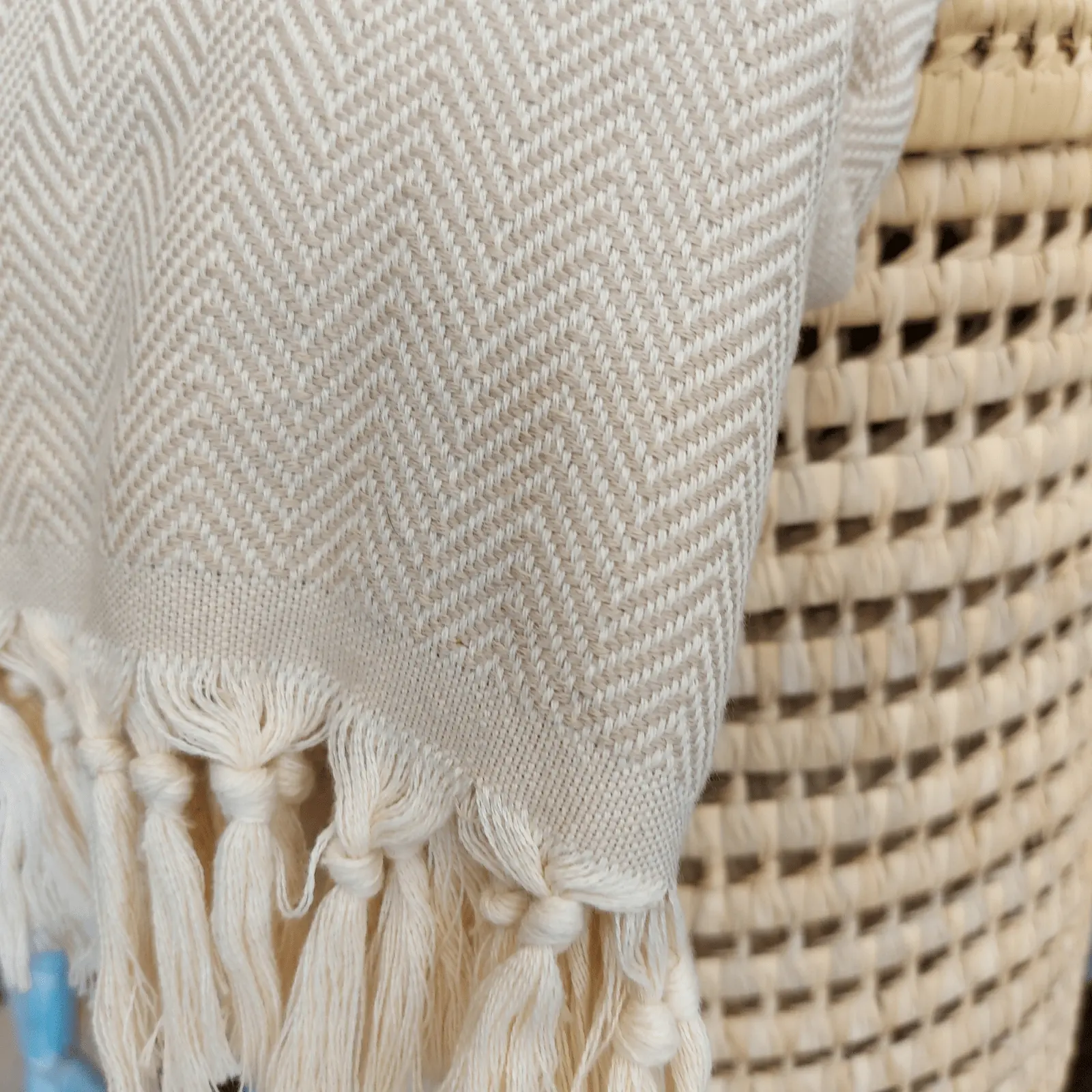 Oceanic Beige Blanket