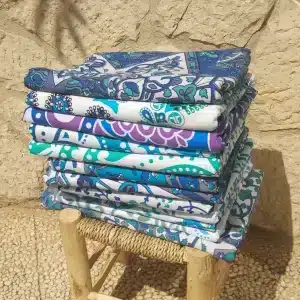 Pareo XXL de algodón para Playa, Piscina o Picnic