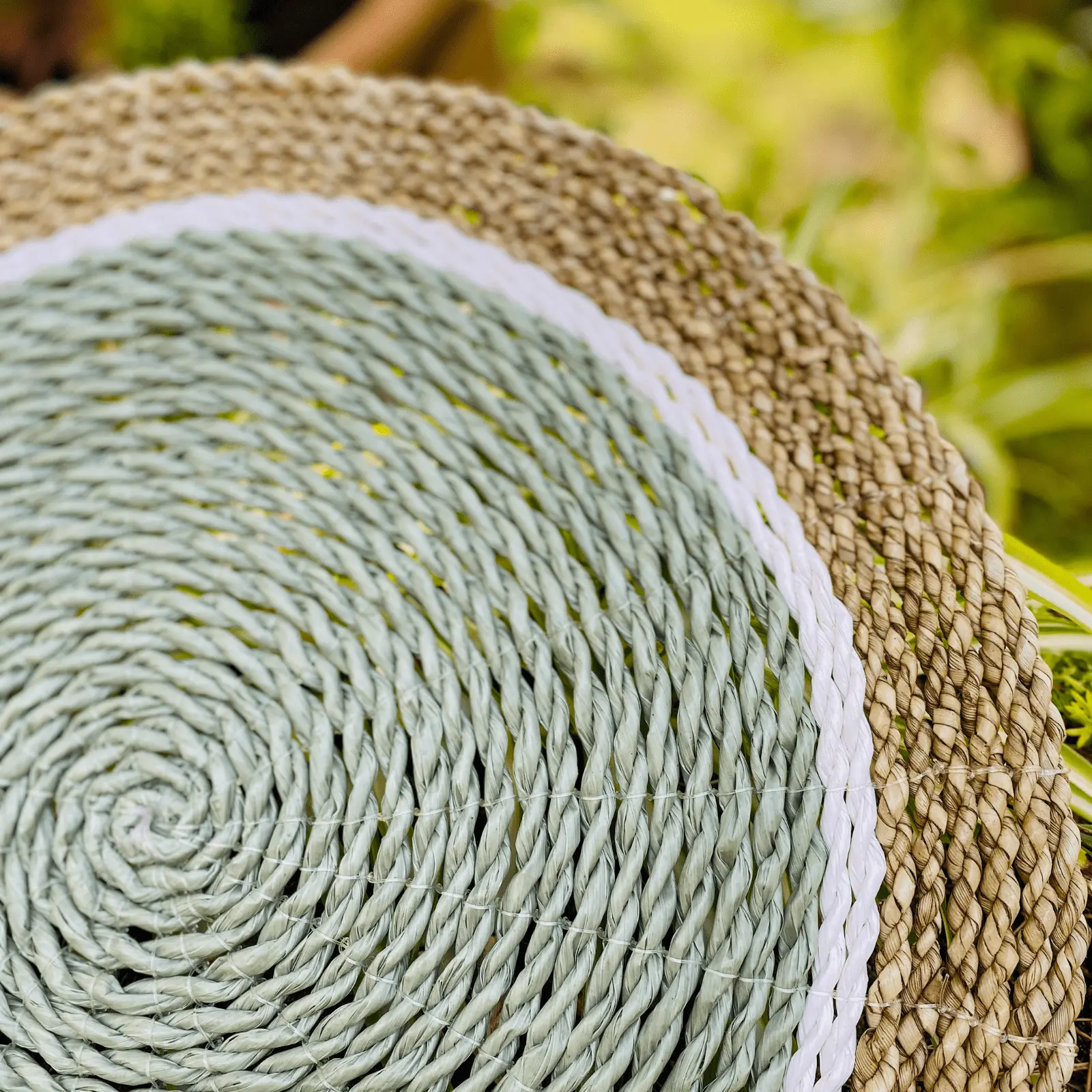 Aqua Raffia Placemat - Image 3