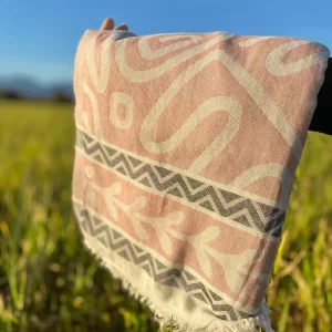 Fular Turco Peshtemal Towel - Color Rosa