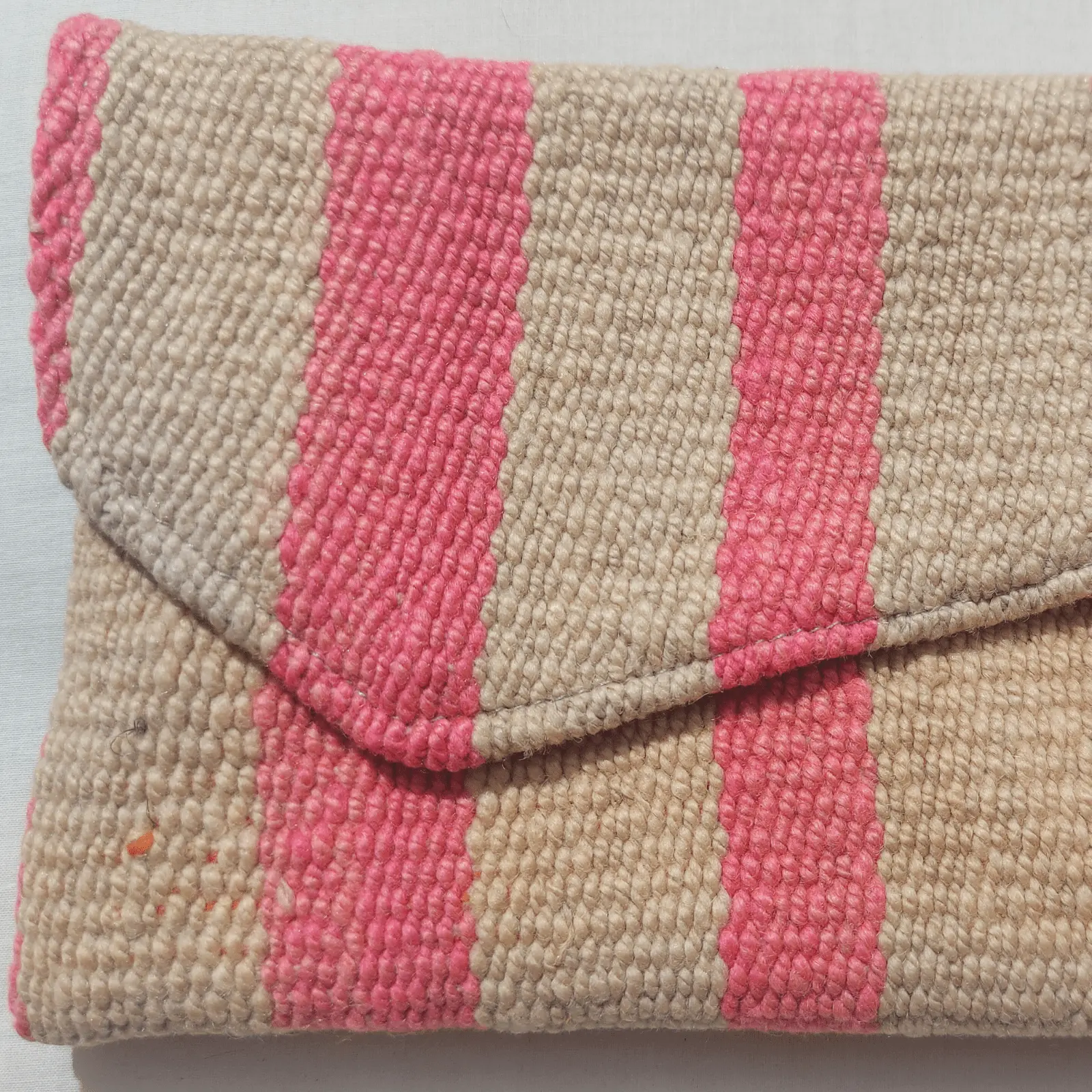 Katya 011 Handbag in Pink and White - Image 5