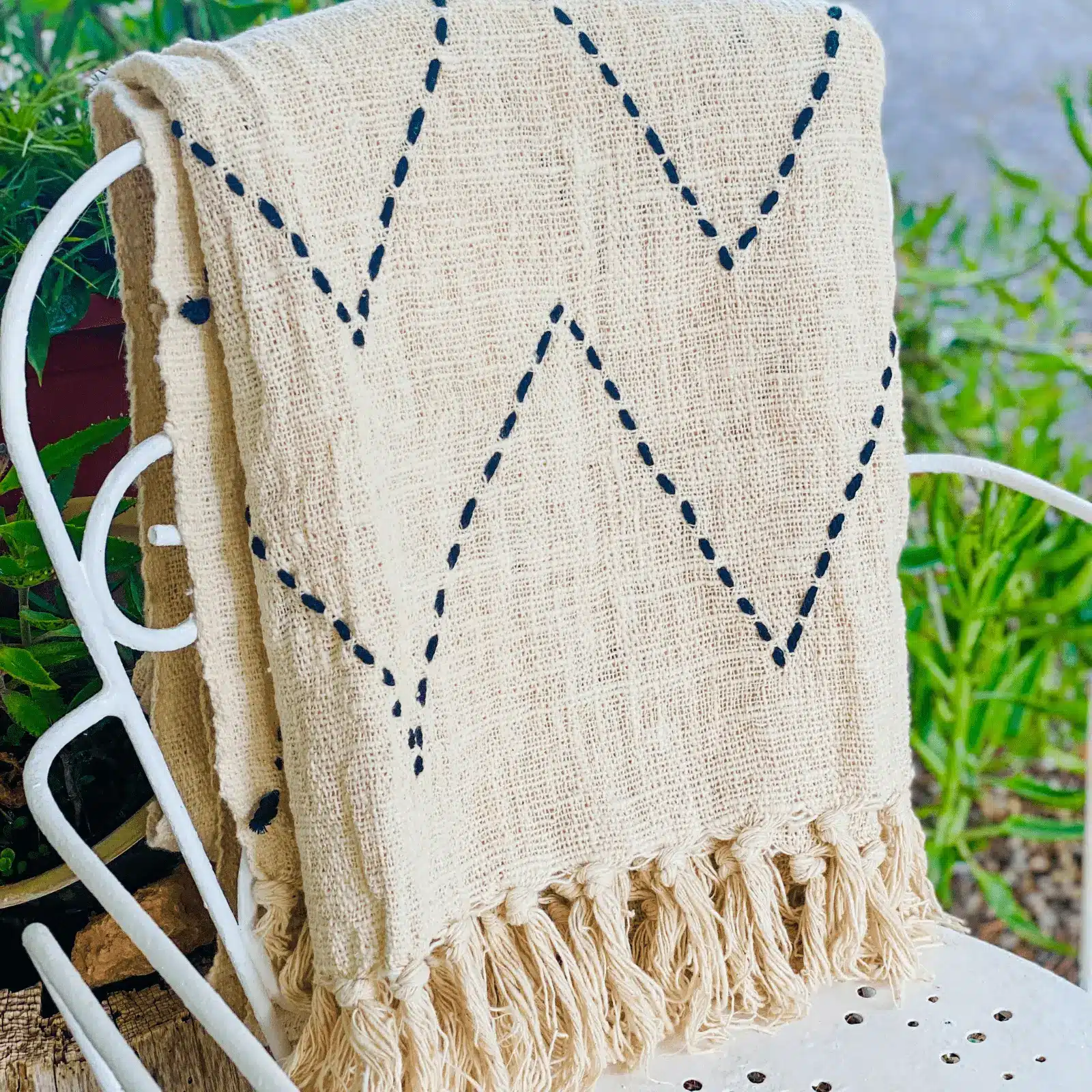 Funda de Cojín Arabica Natural - Estilo Boho - Imagen 3