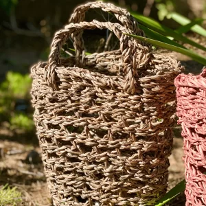 Seagrass Green natural basket