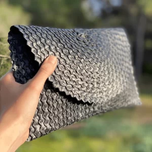 Black clutch bag made in Bali