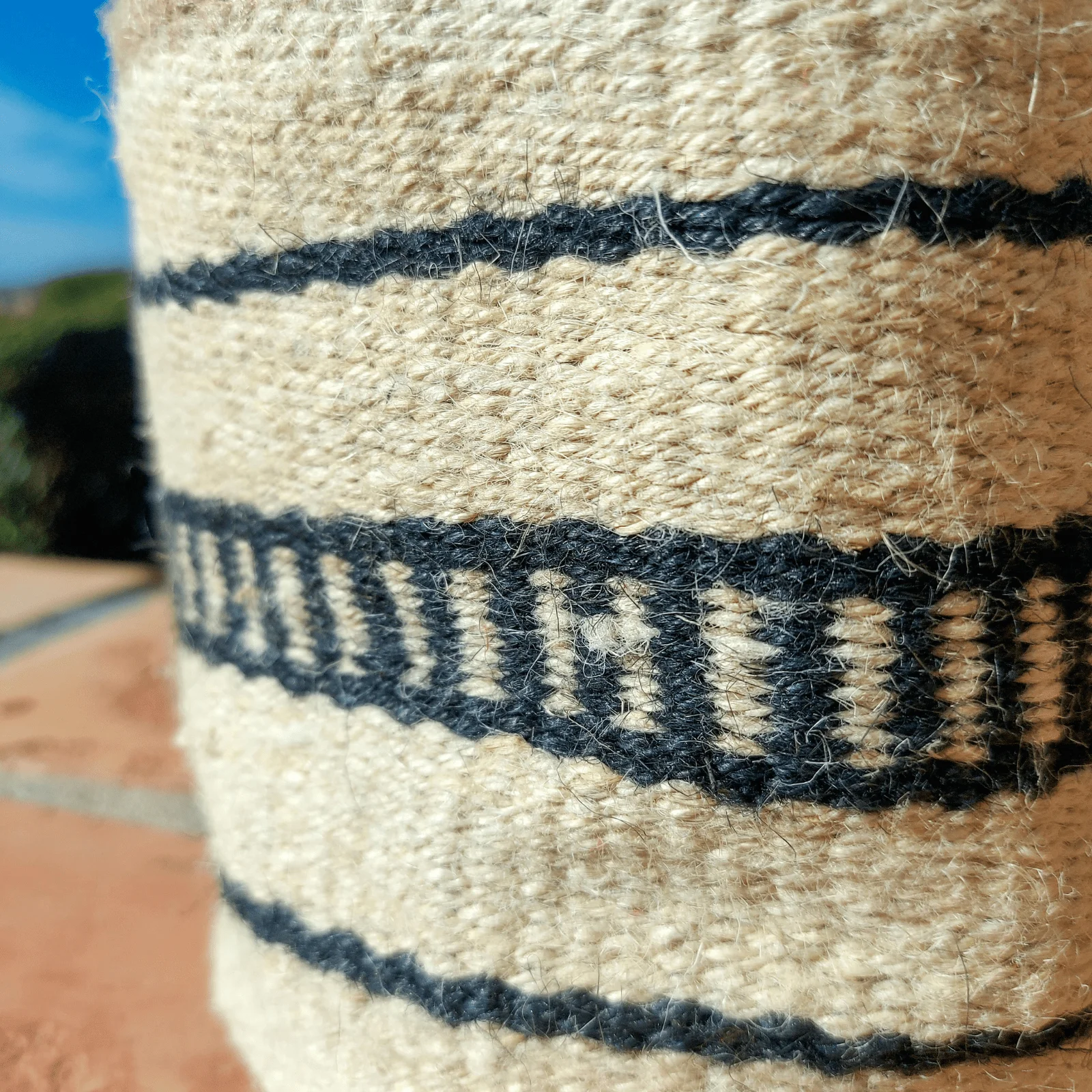 Handmade Jute Multipurpose Basket - White - Image 4