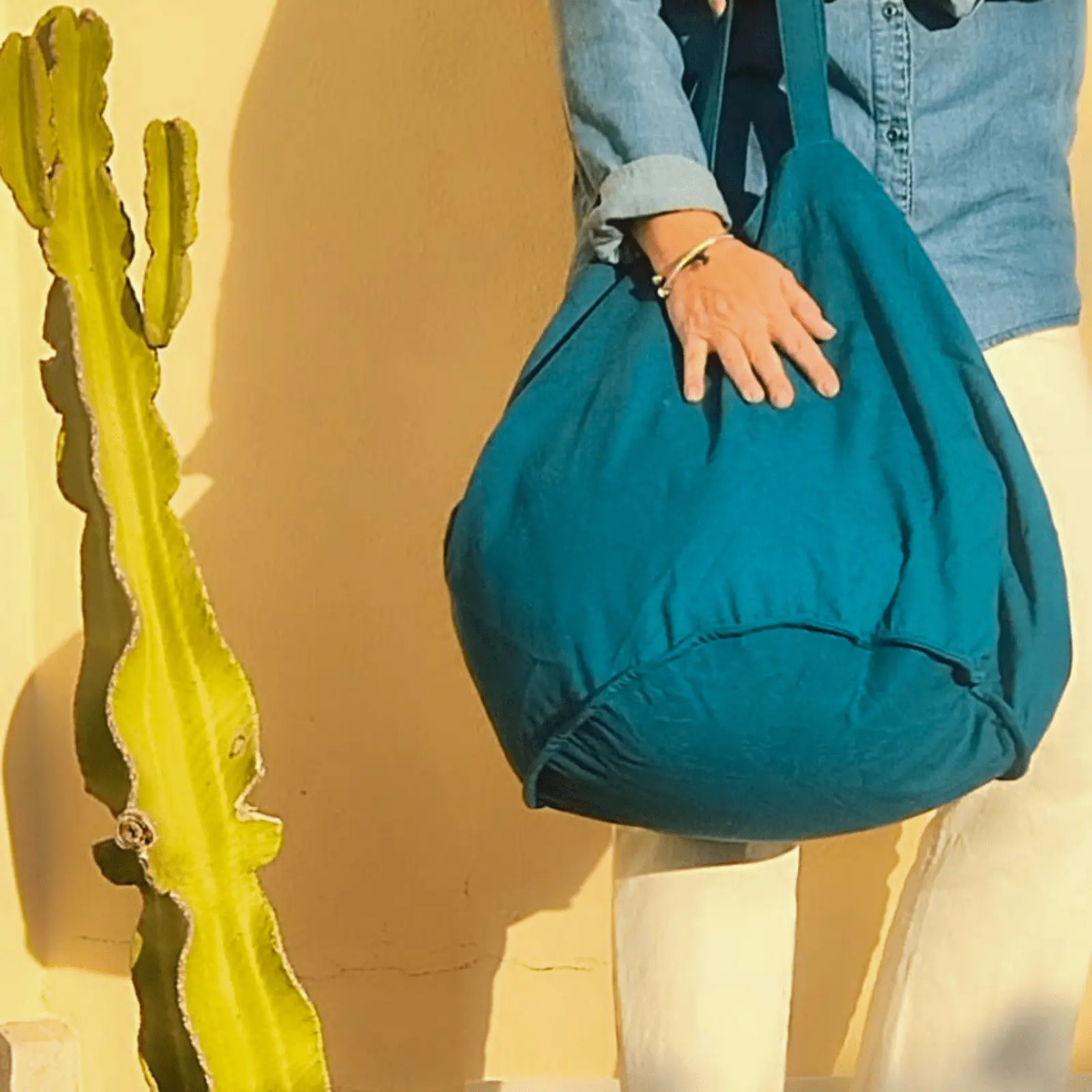 Rustic Cotton Tote Bag - Image 6