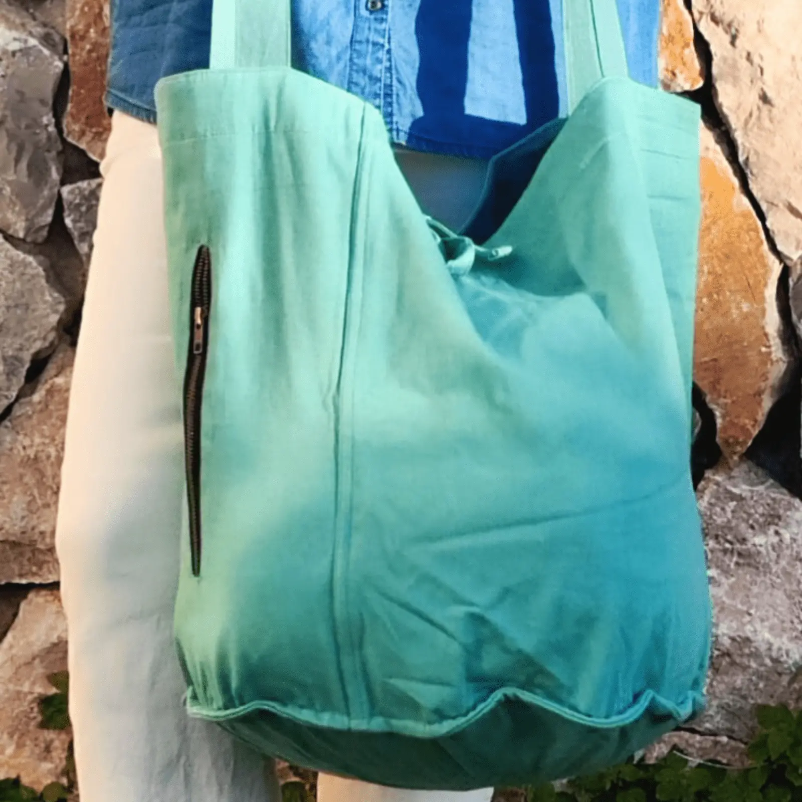 Rustic Cotton Tote Bag - Image 15