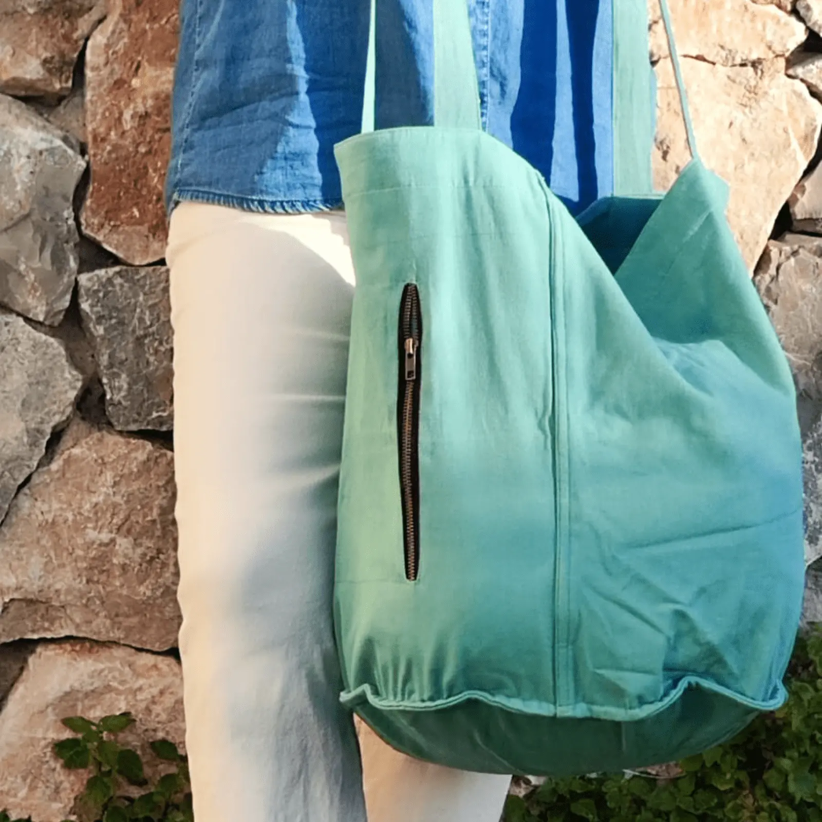 Rustic Cotton Tote Bag - Image 14