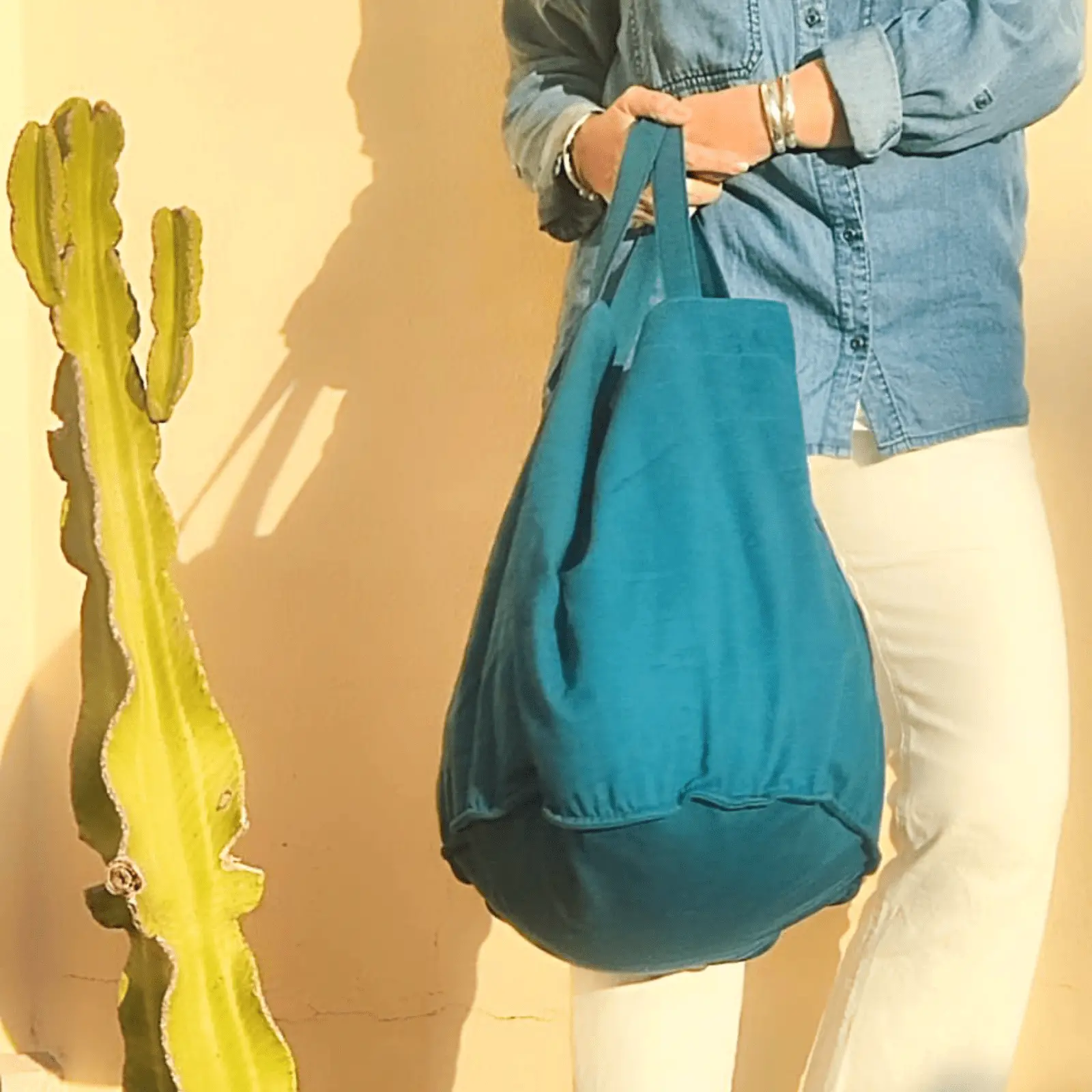 Rustic Cotton Tote Bag - Image 8