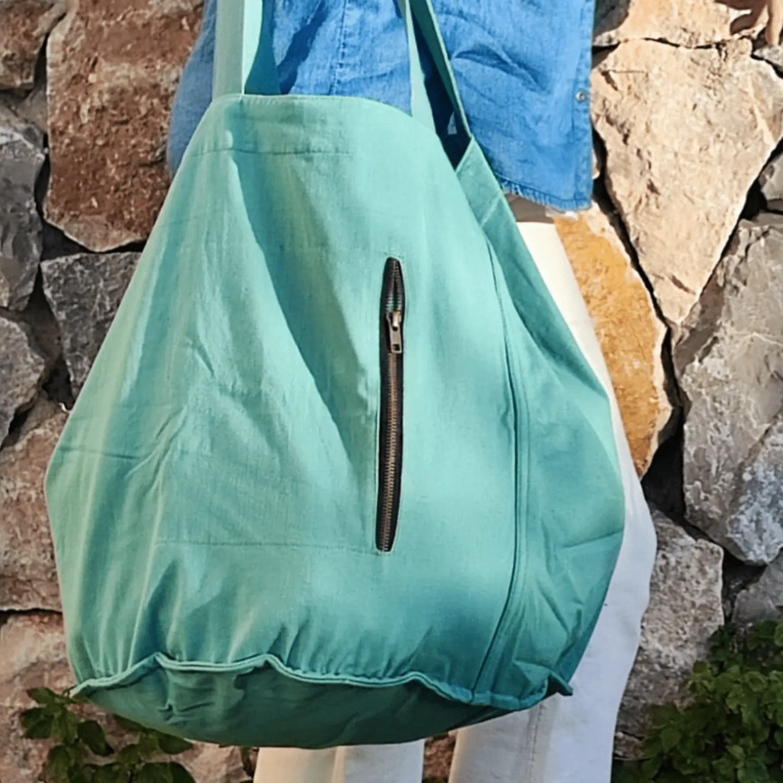 Rustic Cotton Tote Bag - Image 13