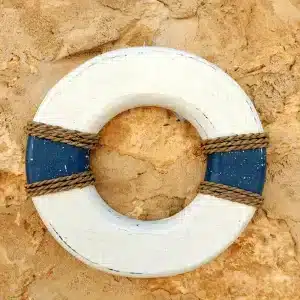 Decoración Flotador de Madera