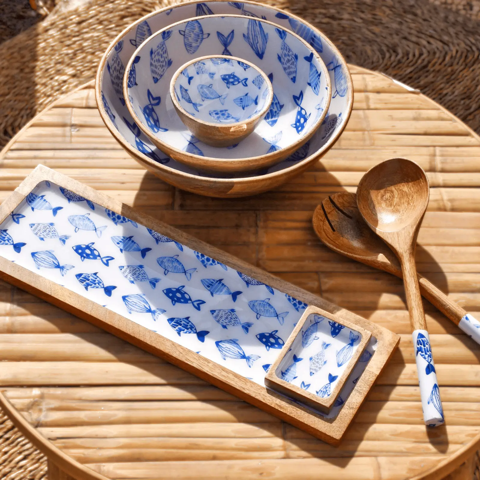 Wooden Bowl Formentera - Image 4