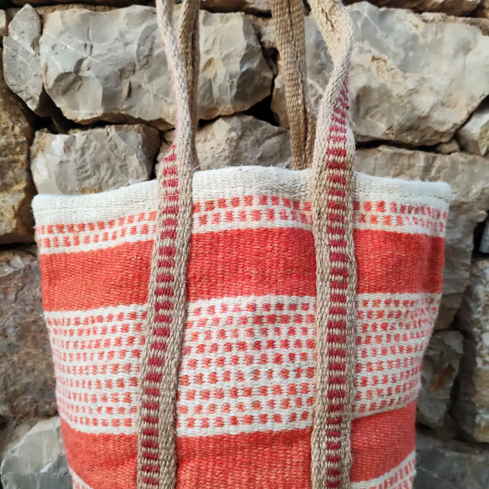 Handmade Jute Tote Bag - Image 4