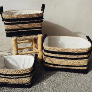 Cesta Organización de Seagrass Negra
