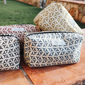 Cotton Travel and Toilet Bag Deiá