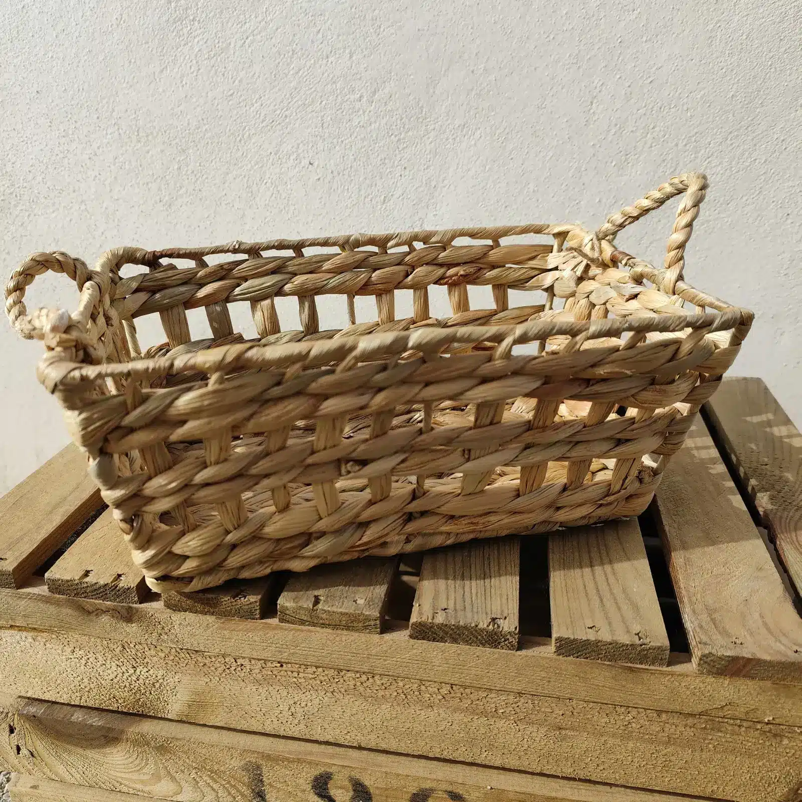 Basket of Openwork Hyacinth