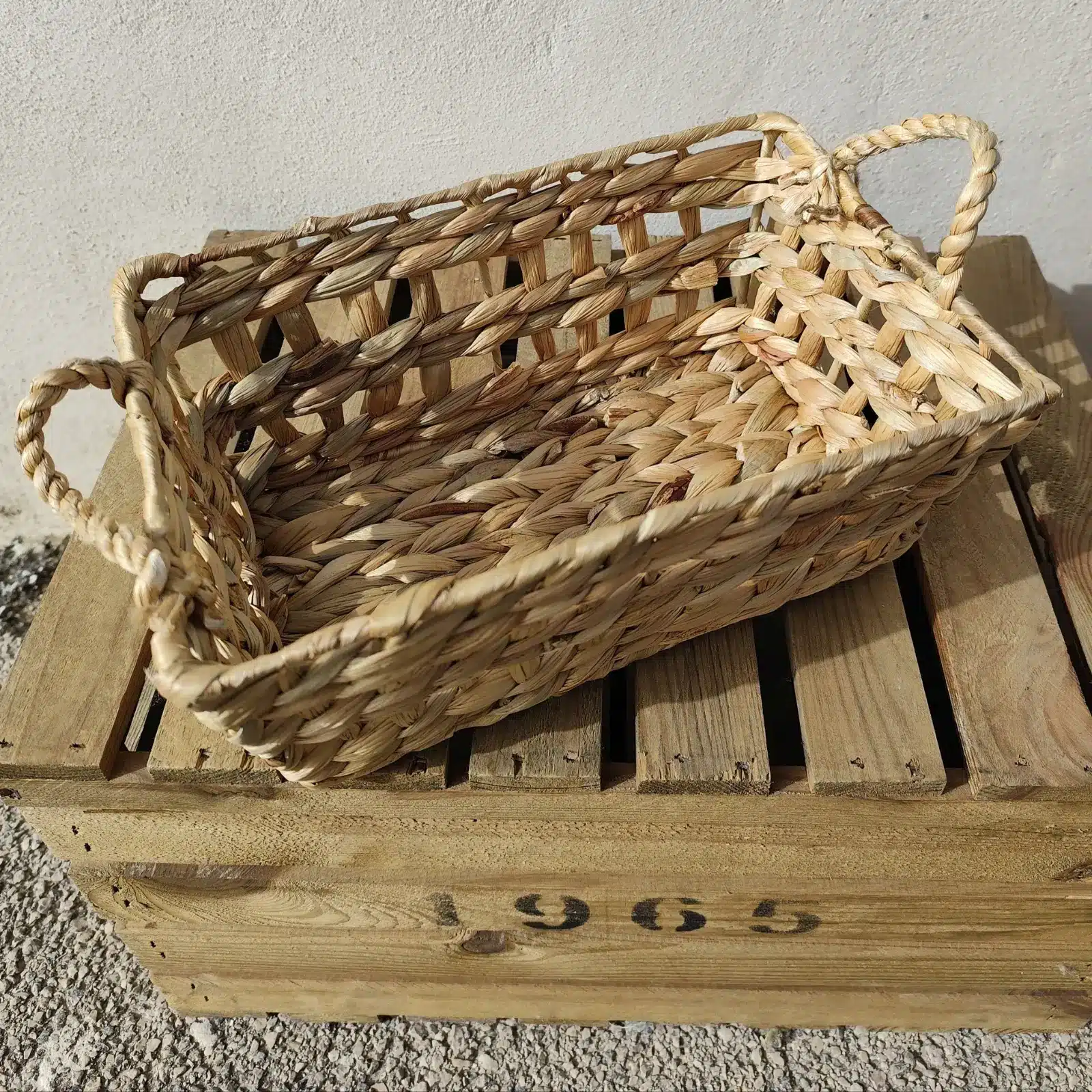 Basket of Openwork Hyacinth - Image 2