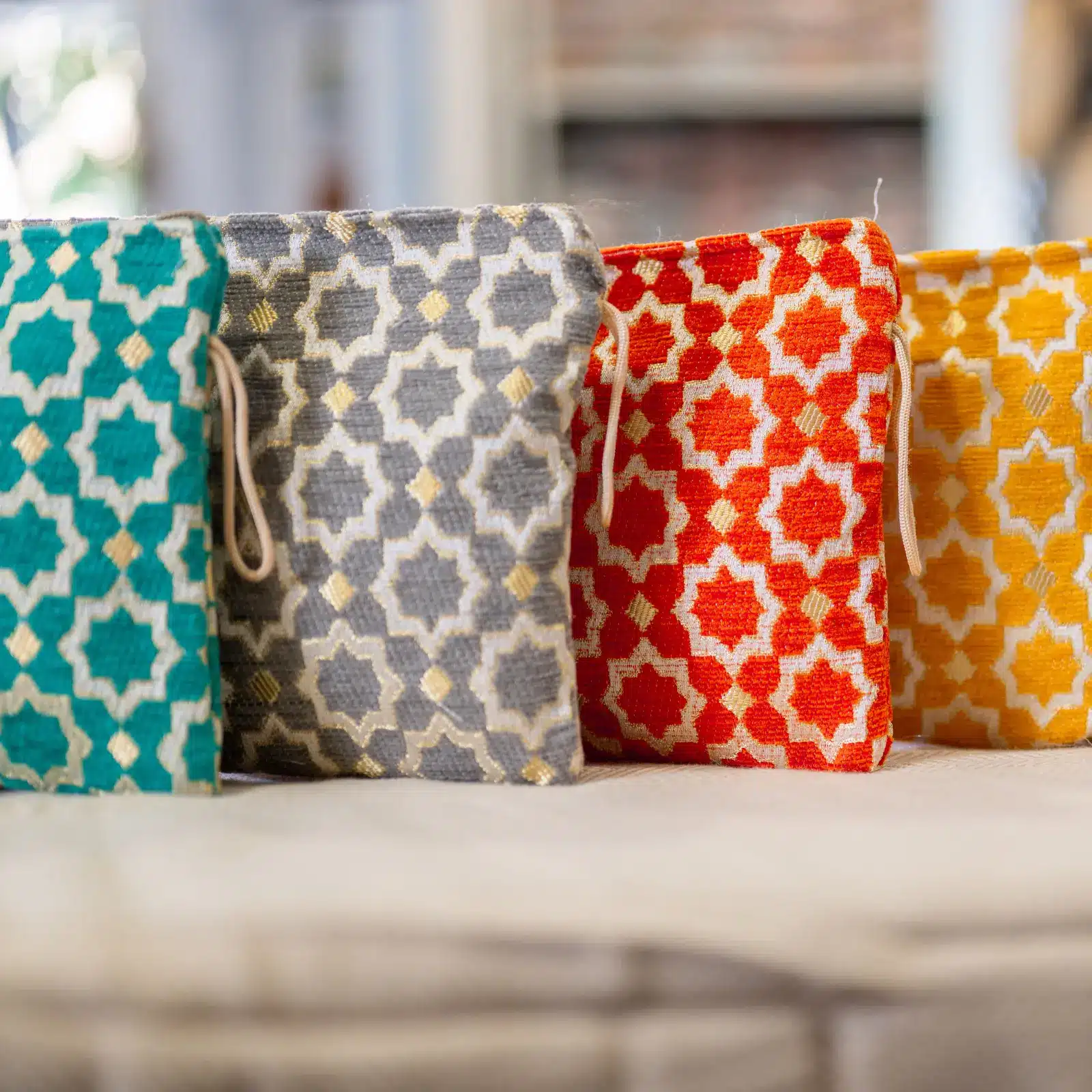 Geometric Print Clutch Bag - Image 2