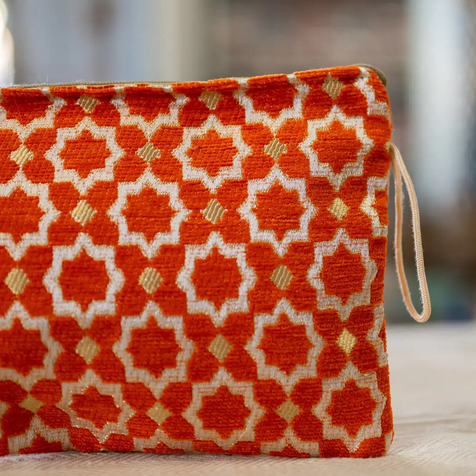 Geometric Print Clutch Bag - Image 7
