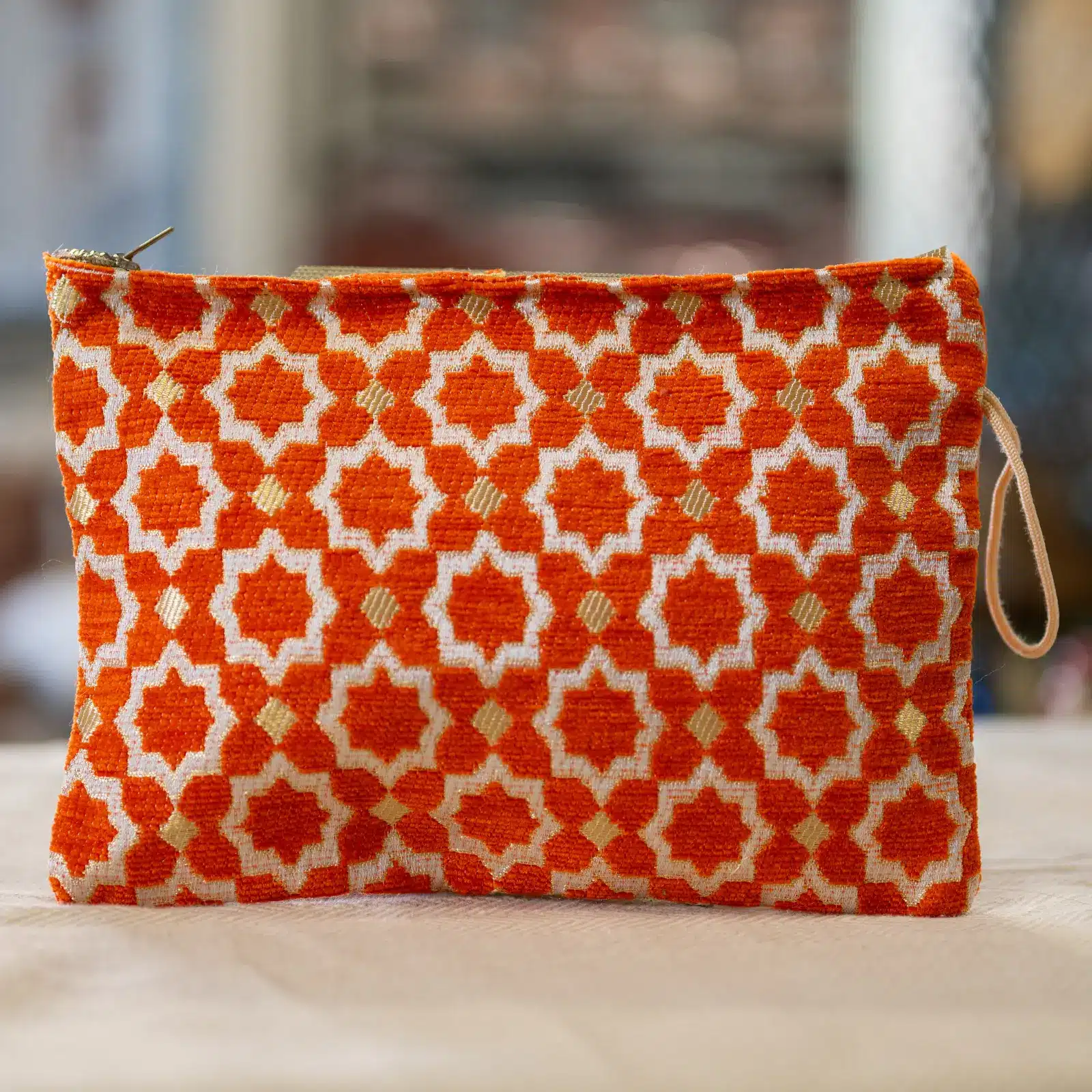 Geometric Print Clutch Bag - Image 6