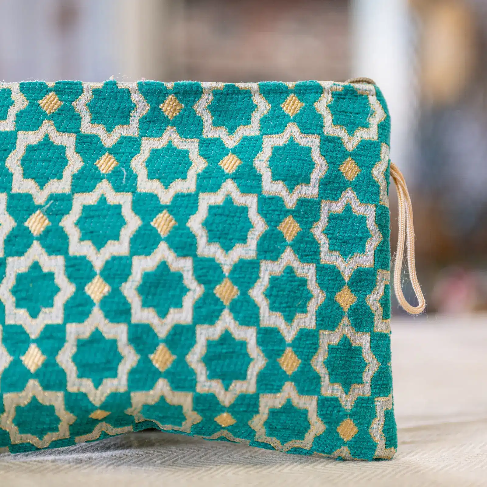 Geometric Print Clutch Bag - Image 5