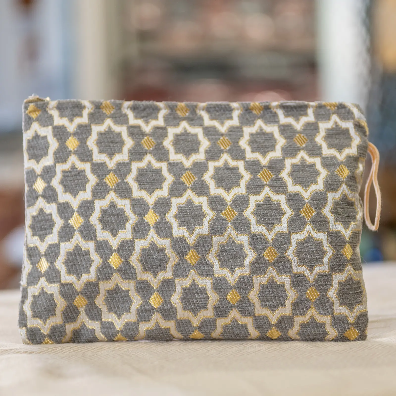 Geometric Print Clutch Bag - Image 12