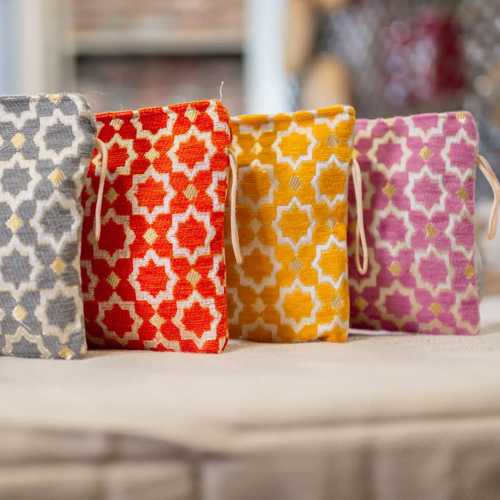 Geometric Print Clutch Bag - Image 3