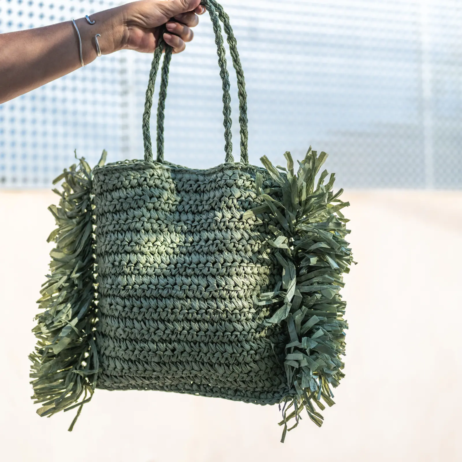 Crochet Bag with Fringes - Image 3