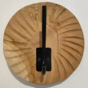 Perchero Redondo de Madera de Teka