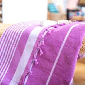 FOUTA ALGODON CON TOALLA DE COLORES comprar