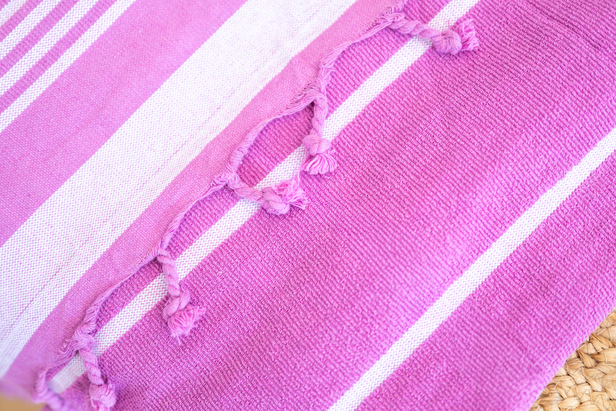 Fouta de Algodón con Toalla de Colores 100x180 cm - Image 4