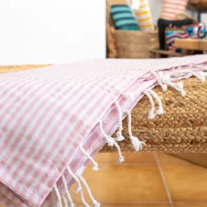 Fouta de Algodón de Rayas y Colores 140x200 cm